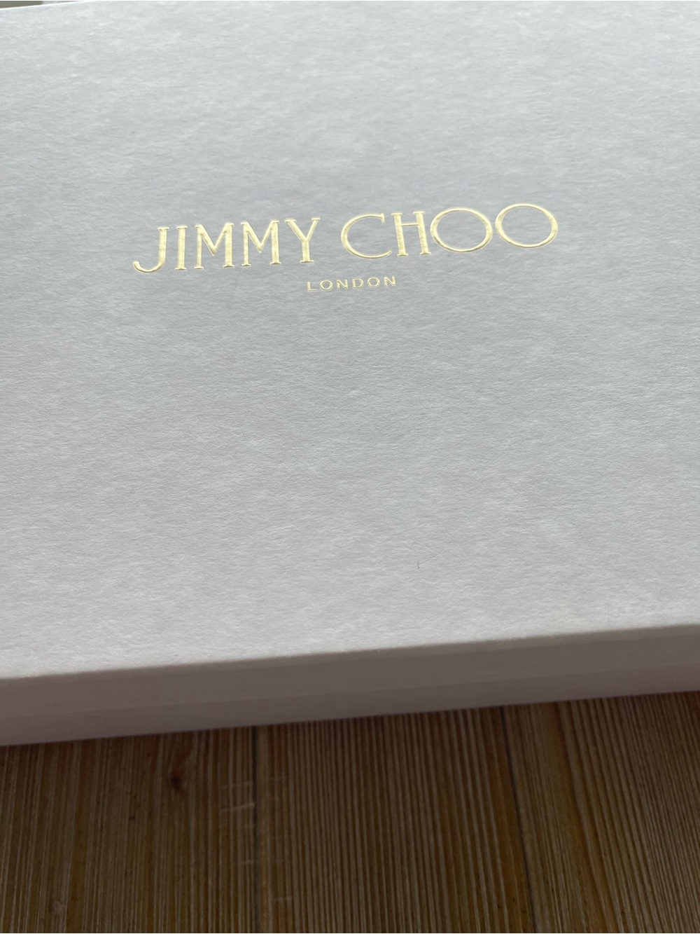 Jimmy Choo White Satin Block-Heel Sandals with Crystal T-Strap - Picture 6 of 7